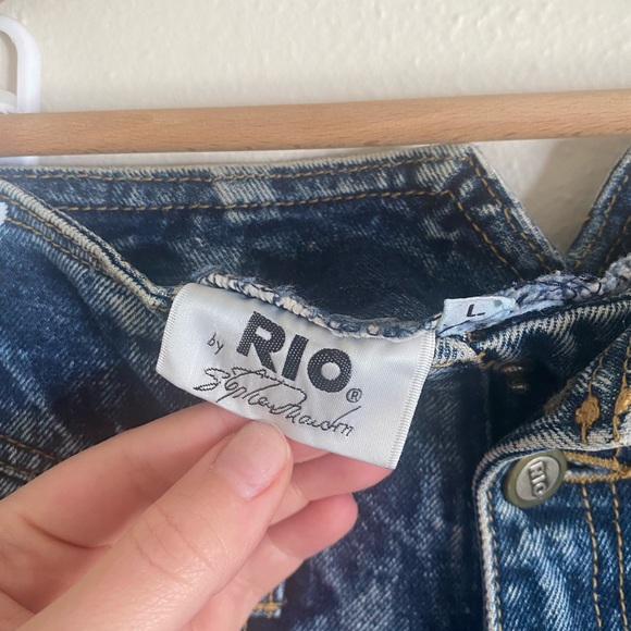 Vintage 80’s Rio Acid Wash High Wasted Jeans - Picture 4 of 6